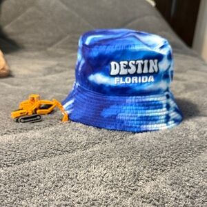 Blue Destin Florida Kids Bucket Hat